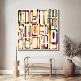 Paint by Numbers Art Colored Parts